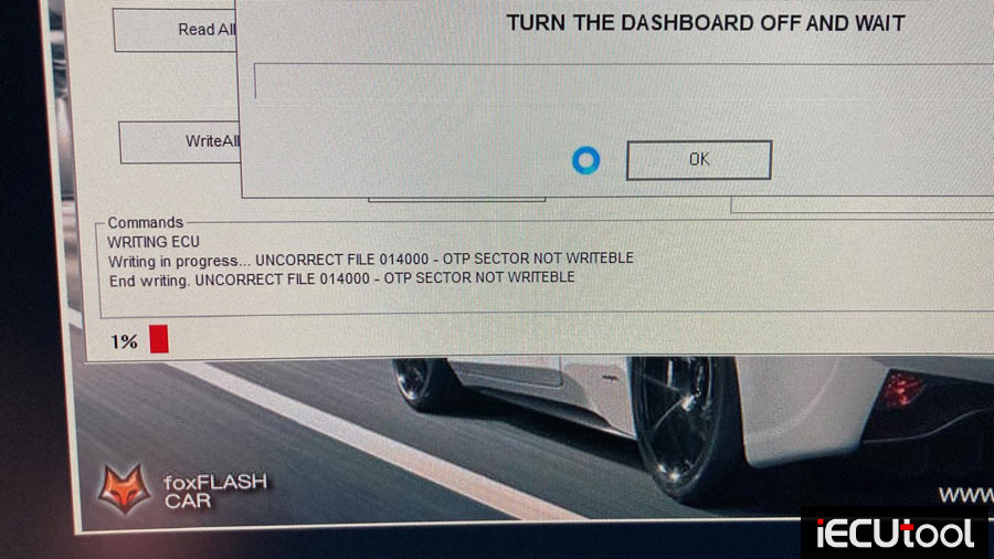 Foxflash Audi Edc17c74 Otp Sector Not Writeable